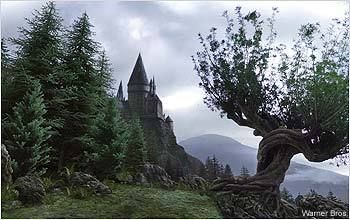 The Whomping Willow has a secret passage leading from the Hogwarts grounds to the Shrieking Shack in Hogsmeade. Whomping Willow, Chris Columbus, Images Harry Potter, The Prisoner Of Azkaban, Hogwarts Aesthetic, Hogwarts Castle, Prisoner Of Azkaban, Harry Potter Aesthetic, Harry Potter Movies