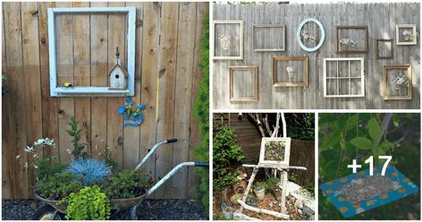 Have you ever tried making something special with DIY picture frame crafts to add a rustic touch to your backyard and garden?… Frame Craft Ideas, Diy Picture Frames Crafts, Funny Garden Signs, Frames Diy Crafts, Diy Picture Frame, Tree House Diy, Picture Frame Crafts, Ideas For Garden, Succulent Wall Art