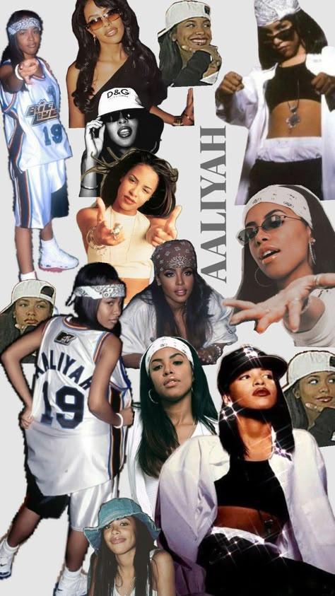 Aliyah Core Aesthetic, Early 2000s Theme Party, 2000s Theme Party, Aaliyah Core, 30th Birthday Theme, Aaliyah Aesthetic, Aaliyah Birthday, Aaliyah Outfits, 90s Fashion Party