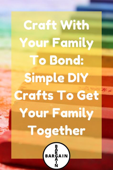 Family Crafts Together, Family Craft Projects, Craft Ideas For Family, Family Project Ideas, Craft For Family, Family Craft Ideas, Crafts For Families, Family Craft Night, Campground Activities