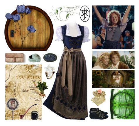 Rosie Cotton Costume, Rosie Cotton Lotr, Hobbit Girl Costume, Hobbit Attire, Hobbit Outfit Female, Hobbit Women, Hobbit Picnic, Hobbit Outfit, Rosie Cotton