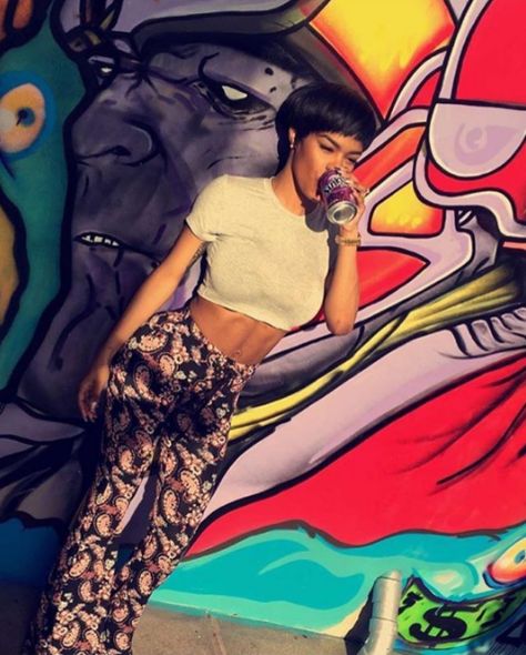 Teyana Taylor Short Hair, Taylor Short Hair, Short Hair Outfits, The Fade, Taylor Outfits, Teyana Taylor, Game Dresses, Short Styles, Style Crush