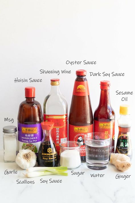 Brown Sauce (Chinese Takeout) - BEYOND THE NOMS Brown Sauce Chinese, Sauce For Stir Fry, Chinese Stir Fry Sauce, Chinese Garlic Sauce, Chinese Brown Sauce, Stir Fry Sauce Recipe, Chinese Stir Fry, Homemade Sauce Recipes, Chinese Cooking Recipes