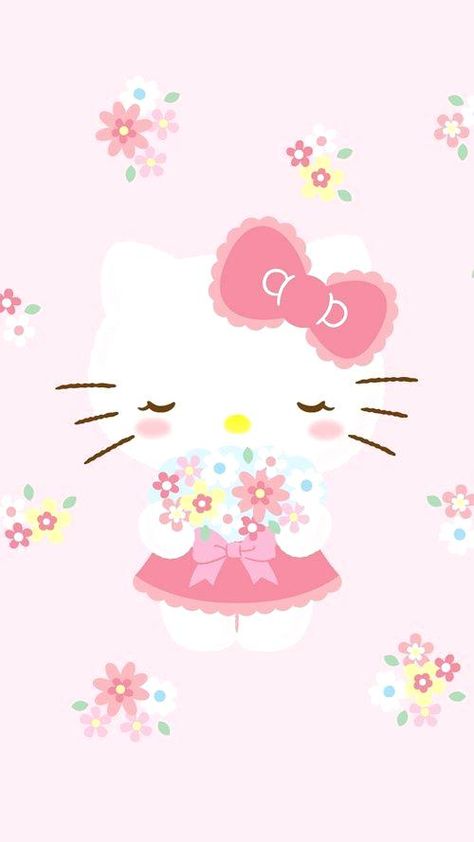 #Hello Kitty wallpaper… 헬로키티 배경화면, Images Hello Kitty, Charmmy Kitty, Hello Kitty Images, Kitty Images, Hello Kit, Hello Kitty Cake, Hello Kitty Backgrounds, Pink Hello Kitty