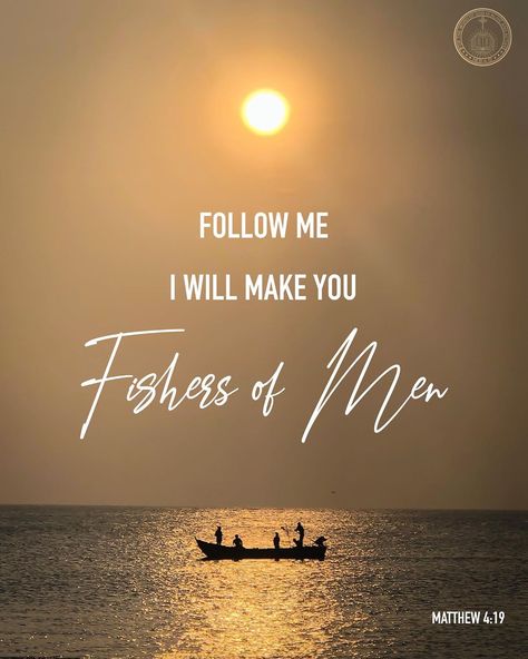 Heb 4:12 on Instagram: ““Follow me, I will make you fishers of Men” Matthew 4:19 Follow us @heb_4_12 God bless you all!!! #bible #bibleverse #biblestudy…” Follow Me And I Will Make You Fishers, Matthew 4:19 Fishers Of Men, Fishers Of Men, Matthew 4, God Bless You, God Bless, Bible Study, Follow Us, Bible Verses