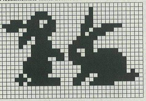 Kira scheme crochet: rabbit Cross Stitch Bunny, Bunny Cross Stitch, Fair Isle Chart, Fair Isle Knitting Patterns, Crochet Bookmarks, Crochet Tapestry, Crochet Cross, Cross Stitch Animals, Tapestry Crochet