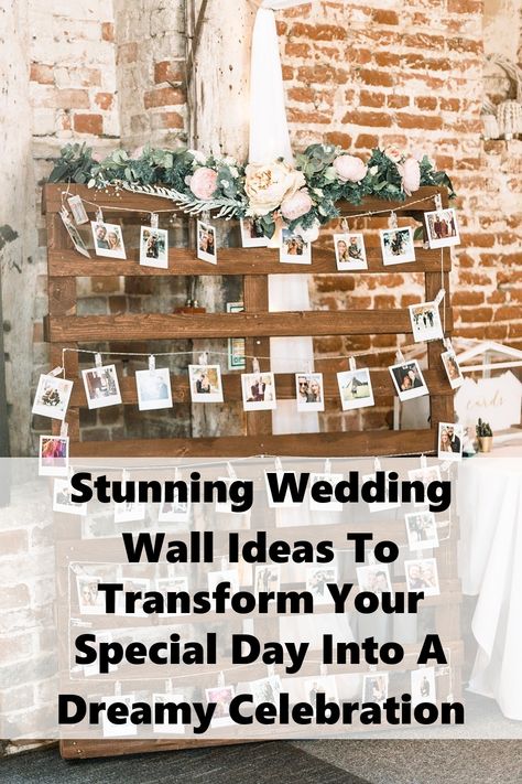 Discover stunning wedding wall ideas that will elevate your special day into a dreamy celebration. From enchanting floral backdrops to elegant draped designs, these creative wedding wall inspirations will add a unique touch to your venue. Perfect for photo opportunities and enhancing your décor, these ideas will leave a lasting impression on your guests. Transform your wedding with these beautiful wall concepts that reflect your personal style and vision. Wedding Wall, Elegant Drapes, Designer Drapes, Floral Backdrop, Inspiration Wall, Beautiful Wall, Big Day, Special Day, Wedding Venues