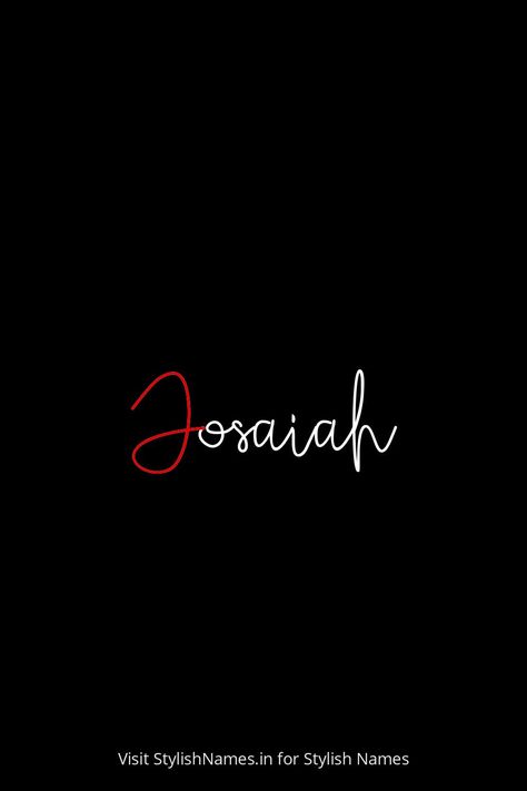 Josaiah by StylishNames.in Joshua Name, Player Unknown, Gamer Tags, Call Of Duty Mobile, Name For Instagram, Stylish Name, Online Multiplayer Games, People Names, Name Generator