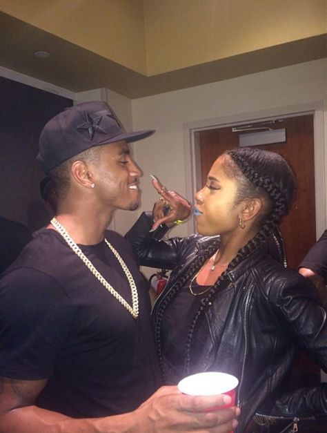 Trey Songz & Seven Streeter Sevyn Streeter, Trey Songz, Bonnie Clyde, Puppy Lover, Power Couple, Real Love, Protective Styles, Relationship Goals, Couple Goals