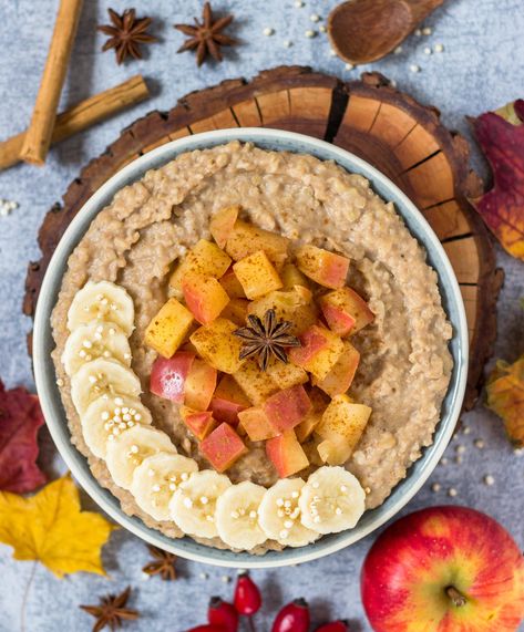 Chai Oatmeal, Porridge Toppings, Reading Pumpkin, Healthy Vegan Cookies, Delicious Oatmeal, Basic Cookies, Chocolate Cookie Dough, Pumpkin Oatmeal, High Protein Vegan