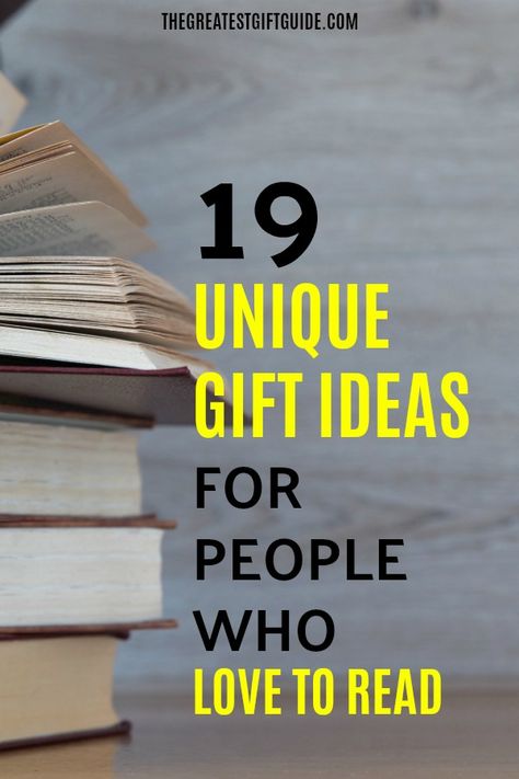 Have a someone who is always reading? Can't put the book down? Our gift guide is all about unique gift ideas for people who love to read. We even through in a couple gift ideas for book lovers that aren't books for good measure! #giftguide #booklovergiftideas Gift Ideas For Book Lovers, Christmas Gifts For Family, The Bookworm, Book Birthday, Gifts For Book Lovers, Decorative Books, Reading Gifts, Quick Gifts, Gifts For Bookworms