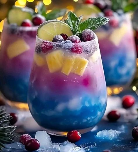 grandma's favorite recipes | Festive Aurora Frost Christmas Punch | Facebook Cocktails For Christmas, Sparkling Punch, Raspberry Juice, Christmas Sangria, Christmas Cheesecake, Holiday Soiree, Handmade Soap Recipes, Grinch Party, Drink Recipes Nonalcoholic