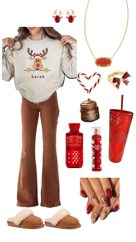 ♥️🦌Rudolph Reindeer fit🦌♥️ Rudolph Outfit, Reindeer Outfit, Christmas Dress Up, Rudolph Reindeer, Christmas Dress, Christmas Outfit, Spring Outfits, Reindeer, Dress Up