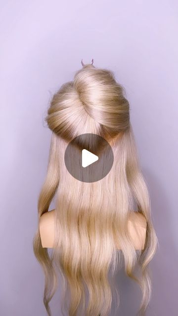 Diy Hairstyles Wedding, Wedding Hairdos For Long Hair Updo, Ballroom Updos, Fascinator Hairstyles Long, Ponytail Hairdo, Strictly Ballroom, Retro Hairstyles Tutorial, Retro Wedding Hair, Ponytail Tutorial