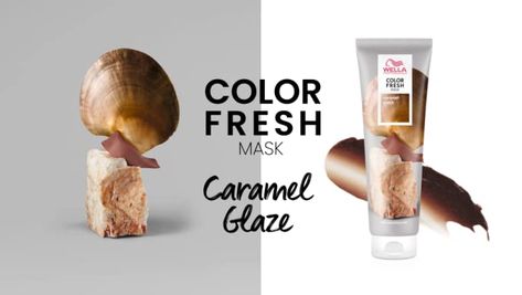 The perfect way to color your hair while putting moisture back. Love thisss! Wella Color Fresh Mask, Color Fresh Mask, Caramel Glaze, Wella Color Fresh, Wella Color, Fresh Hair, Color Your Hair, Natural Shades, Strawberry Blonde