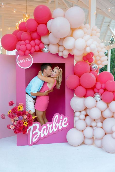 Barbie Engagement Party, Barbie Debut Theme, Barbie Event Decor, Barbie And Ken Theme Party, Barbie Themed Wedding, Barbie And Ken Birthday Party Ideas, Barbie Wedding Theme, Barbie Dream House Party, Barbie Theme Photoshoot