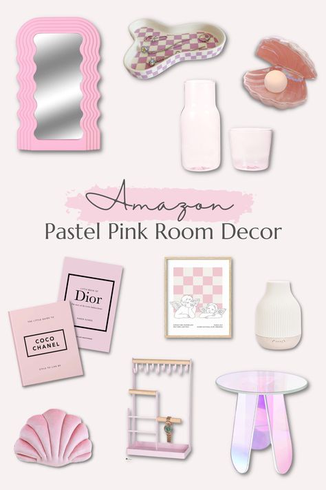 amazon bedroom decor, amazon finds, pinterest room aesthetic, pastel pink decor, danish pastel decor, bedroom inspo Room Aesthetic Pastel, Pastel Pink Decor, Bedroom Decor Amazon, Pink Aesthetic Bedroom, Amazon Bedroom Decor, Decor Amazon Finds, Amazon Bedroom, Danish Pastel Decor, Pinterest Room