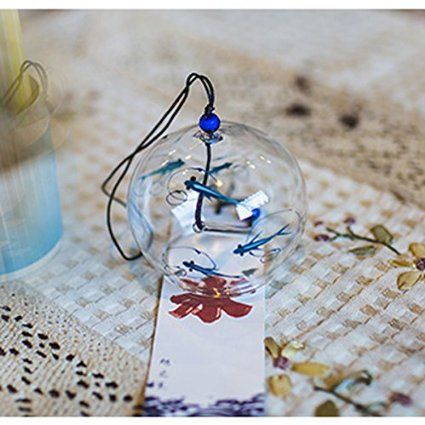 Japanese Wind Bell Wind Chimes Handmade Glass Wind Chimes-Bluefish Bell Wind Chimes, Wind Chimes For Sale, Wind Chimes Sound, Japanese Wind Chimes, Wind Chime Parts, Wind Chimes Craft, Wind Bell, Garden Patio Decor, Japan Gifts