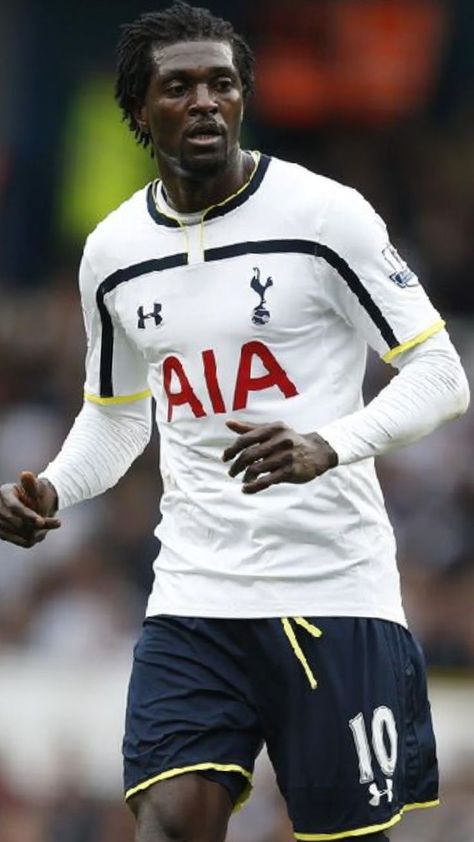 Former Togo Football Player Emmanuel Adebayor, Tottenham Hotspur, Football Players, Premier League, Football, American Football, Tottenham Hotspur Fc