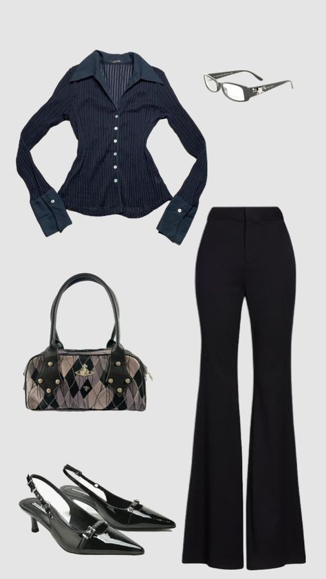 Offfice siren outfit #workoutfit #fitinspo #officesiren #bayonetta #outfit Siren Outfit, Classy Work Outfits, Elegantes Outfit, Professional Outfits, Basic Outfits, Business Casual Outfits, Casual Style Outfits, Lookbook Outfits, Streetwear Outfit