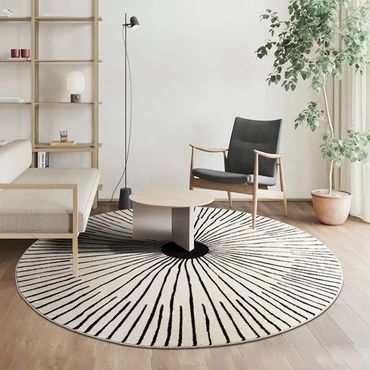 Round Rugs – sweaterpicks Rugs In Dining Room, Living Room Nordic Style, Large Modern Rugs, Round Carpet Living Room, Modern Round Rugs, Coffee Table Rug, Living Room Nordic, Area Room Rugs, Home Sofa