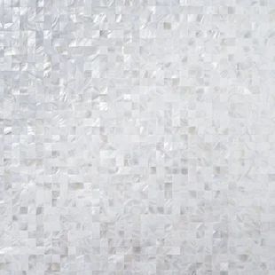 Wayfair | White & Cream Floor Tiles & Wall Tiles You'll Love in 2022 Shell Mosaic Tile, Shell Tiles, Wall Mosaic, Pearl Tile, Shell Mosaic, Splashback Tiles, Ceramic Mosaic Tile, White Herringbone, Ivy Hill Tile