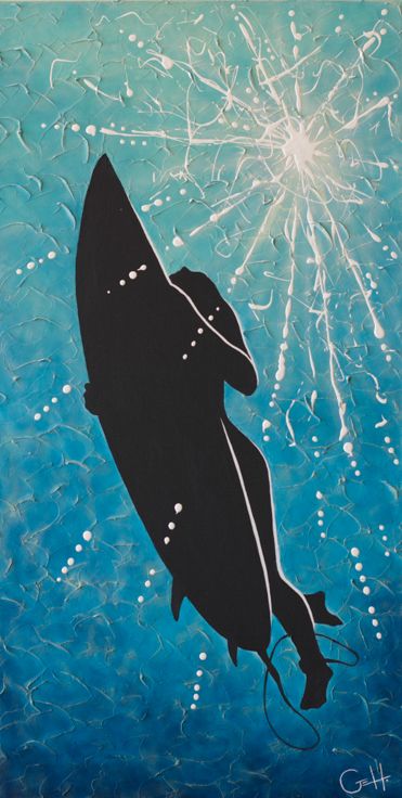 Surf Wallpaper Aesthetic, Surf Aesthetic Wallpaper, Cajas Silhouette Cameo, Arte Haida, Surfing Poster, Retro Surf Art, Surfboard Painting, Ocean Swimming, Swimming Sea