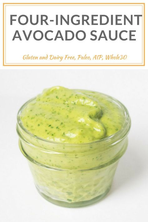 Avocado Sauce Recipe, Avocado Dessert, Avocado Sauce, Meat Appetizers, Sandwich Spread, Vegan Keto, Paleo Vegan, Avocado Recipes, Paleo Dessert