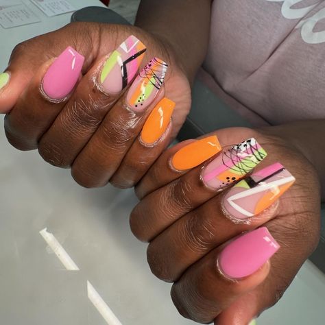 “Rainbow sherbet 🩷” Dipping powder Short coffin shaped Designed with gel. . . . #nails #nailsofinstagram #nailart #nails💅 #nailinspo #nailsdesign #nailsart #nailpolish #nailswag #nailaddict #nailsbyphiana #stylishnails #trendynails #nailsnailsnails #nailsdesign #nailsinspo#dippowdernails #acrylicnails Rainbow Sherbet, Short Coffin, Trendy Nails, Swag Nails, Shape Design, Stylish Nails, Nail Inspo, Gel Nails, Acrylic Nails