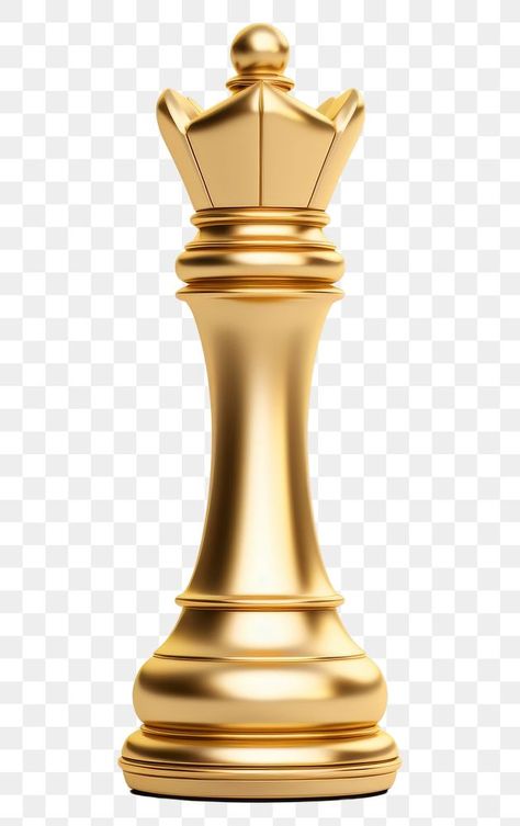 Queen Chess Piece Aesthetic, Chess Queen Piece, Chess Piece Queen, Chess Pieces Design, Chess Png, Trading Design, Queen Icon, Gold Template, Queen Chess