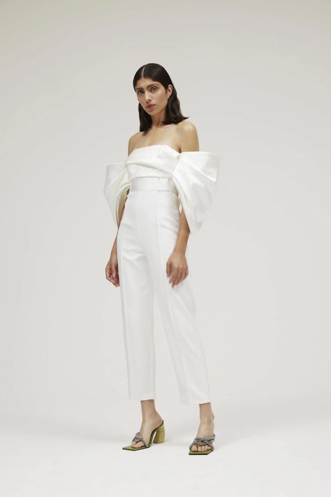 The Kasey Jumpsuit in Cream – Solace London US Jumpsuit In Winter, Jumpsuit Winter, Off The Shoulder Jumpsuit, Solace London, Bridal Jumpsuit, Wedding Jumpsuit, White Jumpsuit, Ladies Of London, Bride Style