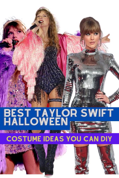 Amazing Taylor Swift Halloween costume ideas you can make yourself. "Spook-tacular and Swift-tastic! 🎃👻✨ DIY your way into 2023 with these adorable Taylor Swift Halloween costume ideas! 💃🎶🕺 #DIYCostumes #TaylorSwiftInspo #HalloweenFun Lover Era Taylor Swift Halloween Costume, Taylor Swift Cat Costume, Taylor Swift Lyric Costumes, Taylor Swift Costume Ideas For Kids, Taylor Swift Halloween Costume Kids, Taylor Swift Halloween Costume Reputation, Taylor Swift Outfit Diy, Girls Taylor Swift Costume, Taylor Swift Diy Outfits