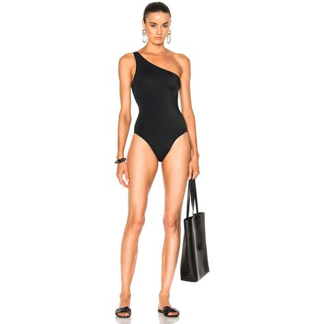 Norma Kamali One Shoulder Mio Swimsuit ($150) ❤ liked on Polyvore featuring swimwear, one-piece swimsuits, swim, norma kamali swimsuit, bathing suit swimwear, swimming costume, nylon swimwear and norma kamali swimwear Norma Kamali Swimwear, One Shoulder Swimsuit, Swimming Bathing Suits, Swimming Costume, Norma Kamali, Modern Outfits, Bathing Suit, Latest Design, One Piece Swimsuit