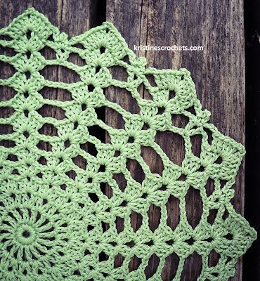 KristinesCrochets : Simple & Easy Doily - Free Crochet Pattern Crochet Lacy Doily Free Pattern, Simple Doily Crochet Free Pattern, Easy Crochet Doily Pattern Free, Crochet Doily Diagram Free Pattern, Crochet Dollies Free Doily Patterns, Crochet Doily Patterns Easy, Crochet Doilies Free Pattern, Crochet Selling, Free Doily Patterns