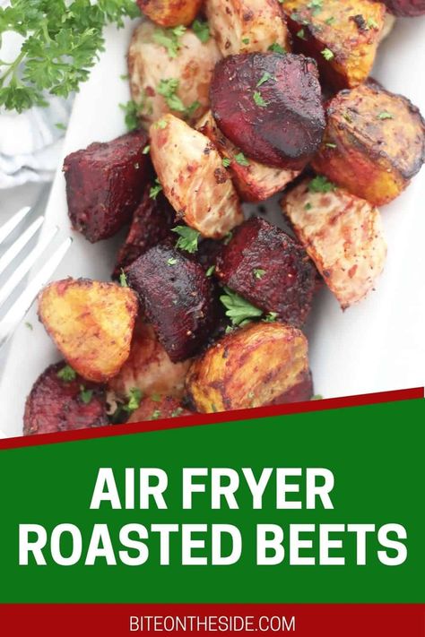 Fresh Beetroot Recipes, Roasted Beetroot Recipes, Beetroot Recipe, Potato Side Dishes Easy, Roasted Beetroot, Beetroot Recipes, Easy Vegetable Side Dishes, Air Fryer Recipe, Beet Recipes