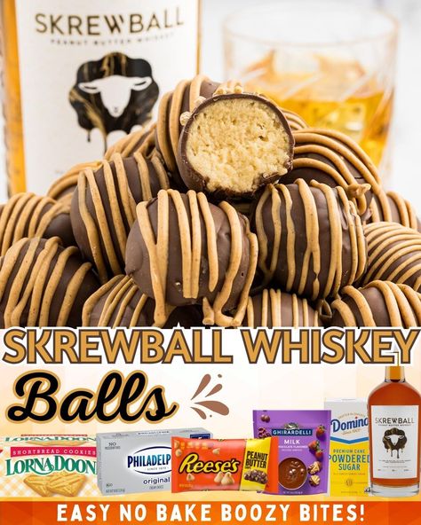 Skrewball Peanut Butter Whiskey Balls, Fireball Whiskey Balls, Whiskey Balls, Whiskey Recipes, Fireball Whiskey, Princess Pinky Girl, Pinky Girl, Cookie Ball, Recipe Girl