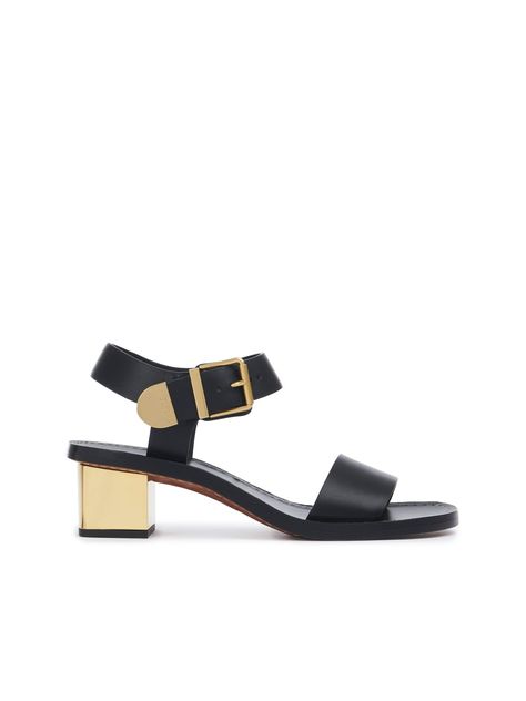 Chloé & See by Chloé | US Official Site | Luxury Fashion Feminine Sandals, Low Heel Sandals, Ankle Strap Wedges, Heeled Sandal, Black Sandals Heels, Ballerina Shoes, Low Block Heels, Boot Pumps, Sandals For Sale