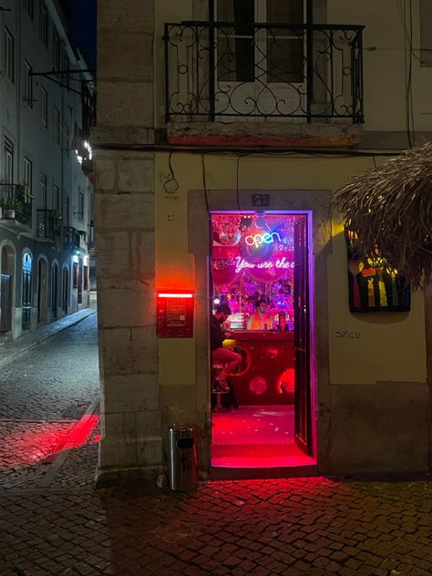 We passed the coolest bar in lisbon #lisbon #lisbonguide #lisbonbar #bar #nightlife Lisbon Bars, Lisbon Nightlife, Lisbon Guide, Lisbon Portugal, Cool Bars, Lisbon, Night Life, Life Is Good, Portugal