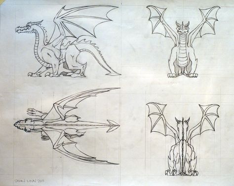 Spyro Characters, Animation Mentor, Animal Stencil Art, Dragon Anatomy, Dragon Character, 3d Templates, Character Turnaround, Wood Carving For Beginners, Thumbnail Sketches