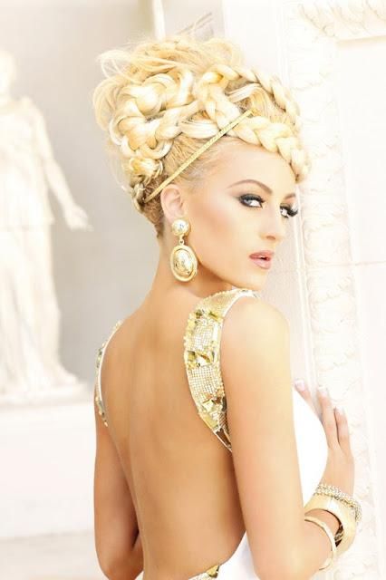 Foreign Fashion, Greece Style, Miss Usa, Hair Art, Gold Fashion, Connecticut, Fashion Photographer, Beautiful Hair, Gold Jewelry