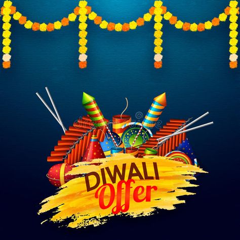 Crackers Diwali, Offer Background, Promotion Illustration, Diwali Crackers, Peacock Feather Art, Diwali Offer, Sale Background, Diwali Poster, Diwali Sale