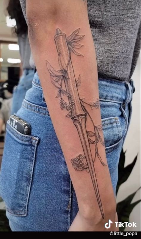 Angel Blade Tattoo, Spn Tattoo, Supernatural Tattoos, Fandom Tattoos, Blade Tattoo, Supernatural Tattoo, Witch Tattoo, Tattoo Art Drawings, Dream Tattoos