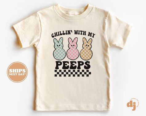 Chilling With My Peeps Sweatshirt, … curated on LTK Toddler Easter Shirt, Kids Easter Shirts, Funny Toddler Shirt, Easter Stuff, Easter Tees, Toddler Easter, Easter Peeps, Easter Humor, Diy Cricut