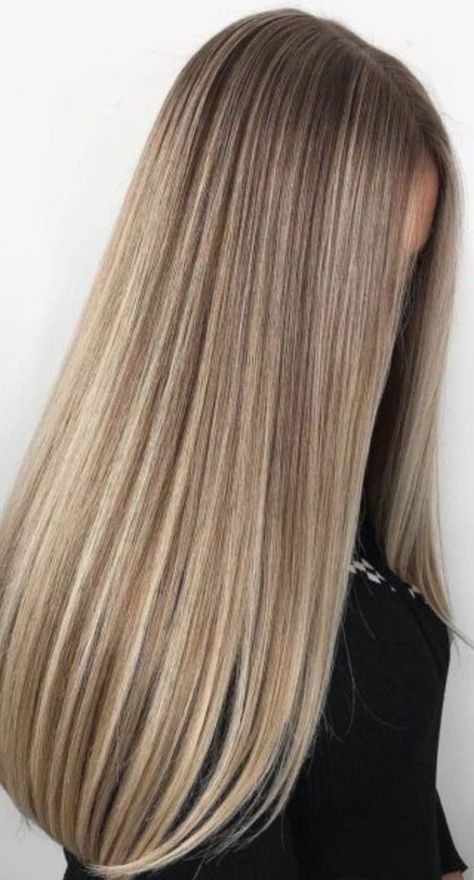 blonde hair, blonde hair color, blonde hair color trends 2022, low maintenance blonde, honey blonde, butter blonde Brunette Blonde Highlights, Balayage Straight, Balayage Straight Hair, Summer Blonde Hair, Kadeřnické Trendy, Brunette Hair With Highlights, Straight Blonde Hair, Vlasové Trendy, Gorgeous Hair Color