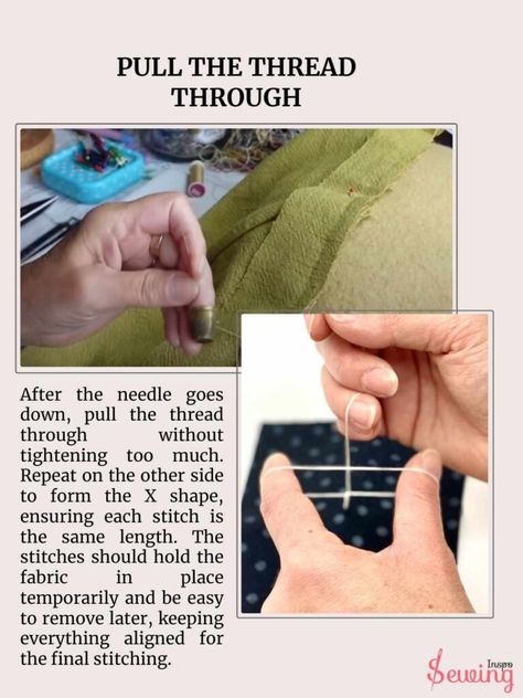 How To Do Tacking Stitch On Coat By Hand? Effective Method Tacking Stitch, Seam Ripper, Sewing Book, Embroidery Projects, Sewing Inspiration, The Other Side, Hand Stitching, Hand Sewing, Hold On