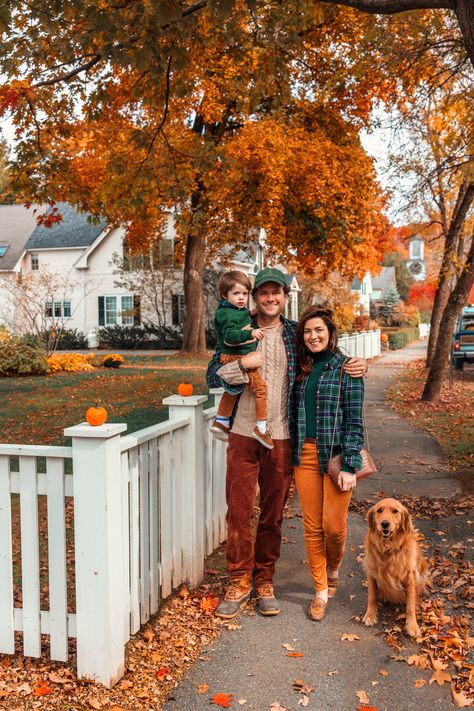 Small Town Charm Plaid Outfit, Sweater Ralph Lauren, Classy Girls Wear Pearls, Kiel James Patrick, New England Fall, James Patrick, Wear Pearls, Fall Photo, Preppy Fall