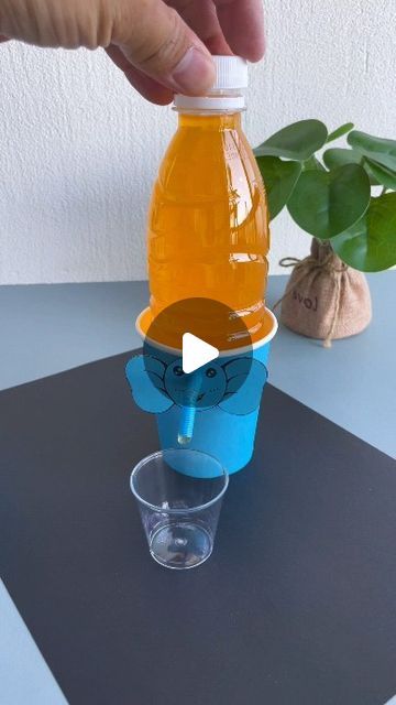 Diy Water Dispenser, Pullups Workout, Water Bottle Crafts, Video Reels, Stem For Kids, Homemade Toys, Kevin Hart, Kindergarten Crafts, Handmade Kids