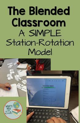 How can you use technology to do stations in secondary education? Easy! This simple Station-Rotation model, which is very much like what is commonly use in elementary schools, is a great way to incorporate at least one digital station while getting your students moving and practicing different skills. Station Rotation Ideas, Learning Stations Elementary, Blended Learning Elementary, Station Teaching, Teaching Secondary, Secondary Classroom, Teacher Tech, Learning Stations, Teaching Technology