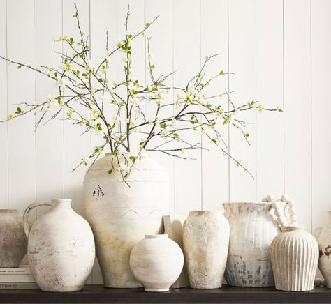 Who is ready for spring? 🙋🏽‍♀️ I just ordered these oversized white blossoms branches to make it feel like spring is a little closer here. Pottery Barn has a lot of nice faux stems and branches and their vases and planters never disappoint! Follow my shop @Northriverhomes on the @shop.LTK app to shop this post and get my exclusive app-only content! #liketkit #LTKhome #LTKstyletip #LTKSeasonal @shop.ltk https://liketk.it/4vp3c Terracotta Vases, Traditions Around The World, White Blossom, Terracotta Vase, Blossom Branch, Vase Collection, White Pottery, Handcrafted Ceramics, White Vases