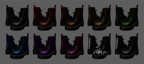 Gucci Princetown Slipper, Doc Martens Shoes, Grunge Shoes, Mesh Texture, Cc Shoes, Sims 4 Cc Shoes, Free Sims 4, Sims Four, Sims4 Clothes